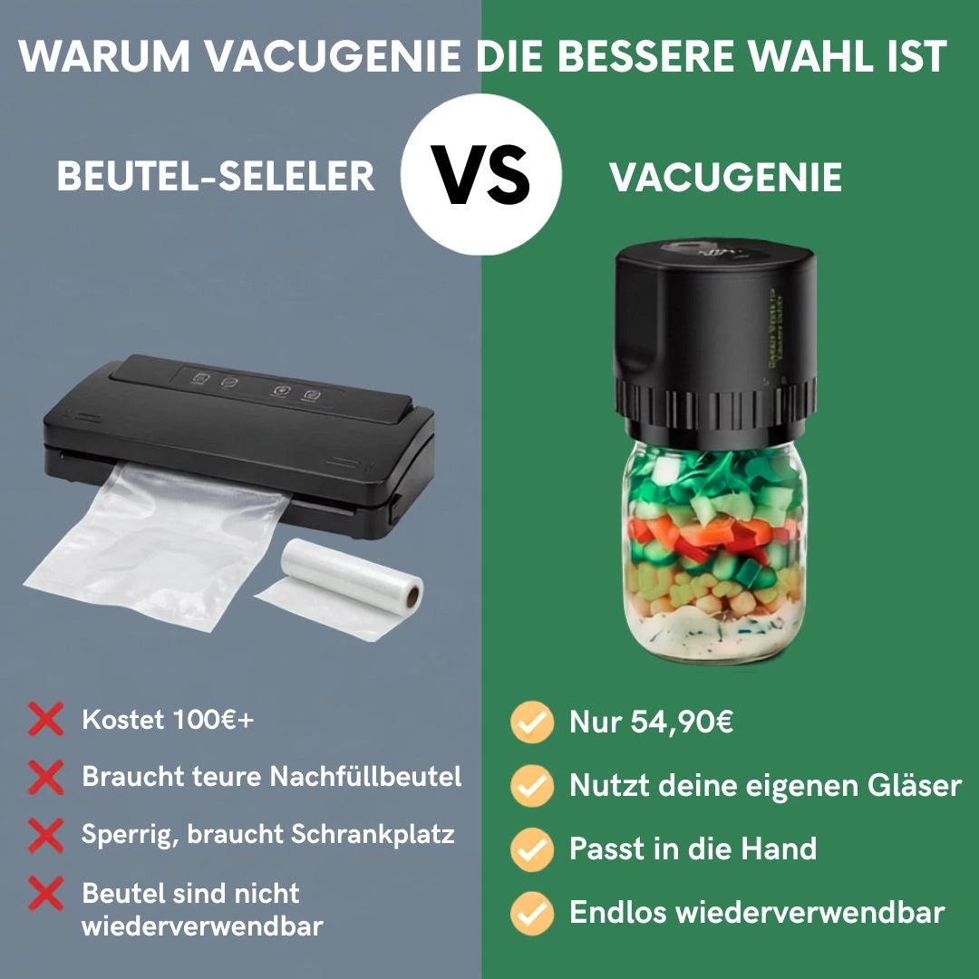 VacuGenie - Elektrischer Vakuumierer