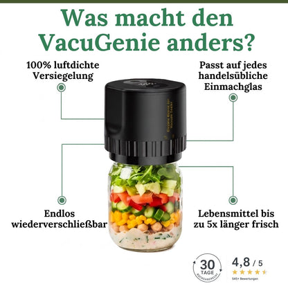 VacuGenie - Elektrischer Vakuumierer-F